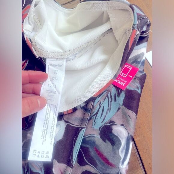 MARIKA Mid-calf Capri Floral Patterned Leggings; Size XS NWT! - Picture 7 of 10